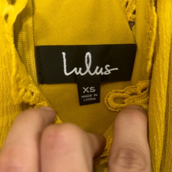 LuLus Yellow Lace Maxi Dress - Picture 7 of 7